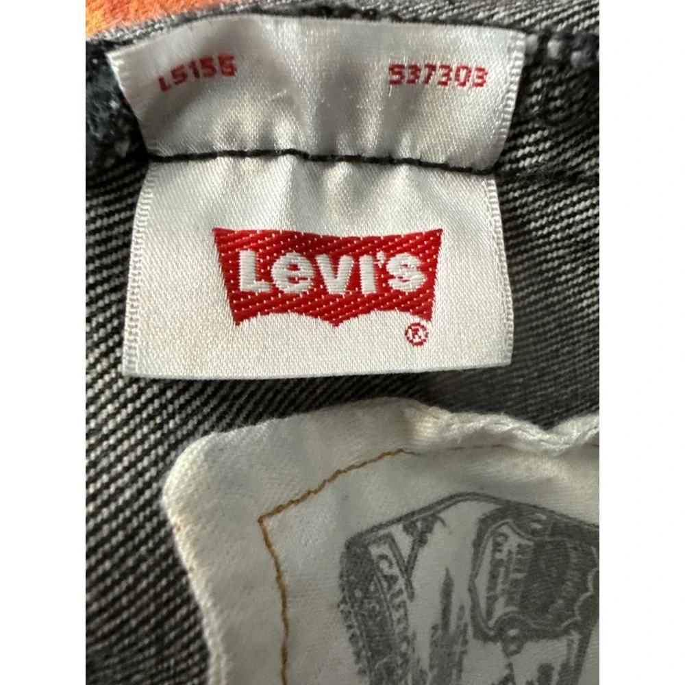 Levi's 501 Original Fit Jeans Men 33x36 (True 31x32) Blk Straight Leg Button Fly